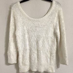 fluffy textured cardigan